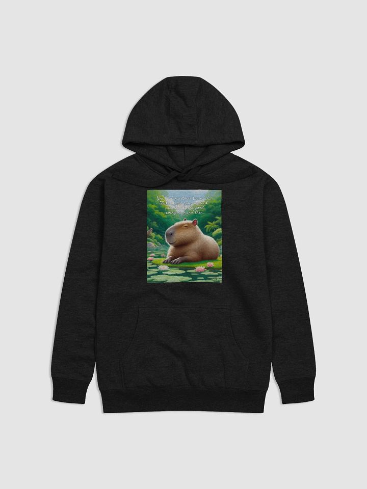 Capybara's Peaceful Advice Hoodie product image (1)