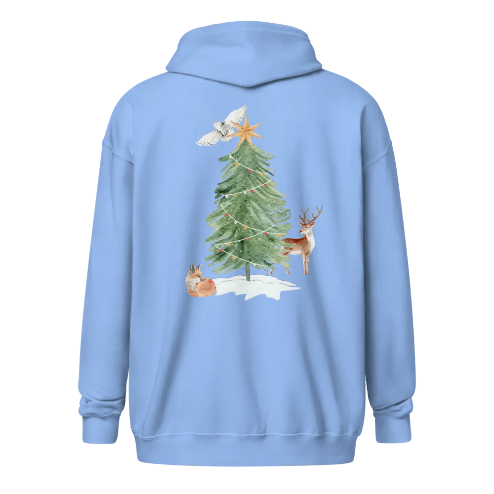 Merry Yule Zip Hoodie product image (6)