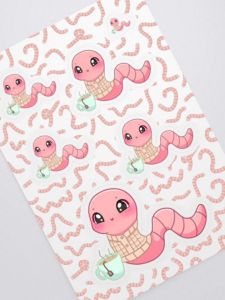 Only Worms Sticker Sheet product image (1)