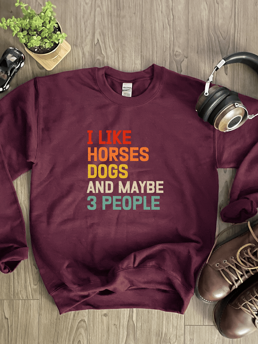 "Horses, Dogs and 3 people" Sweatshirt product image (4)