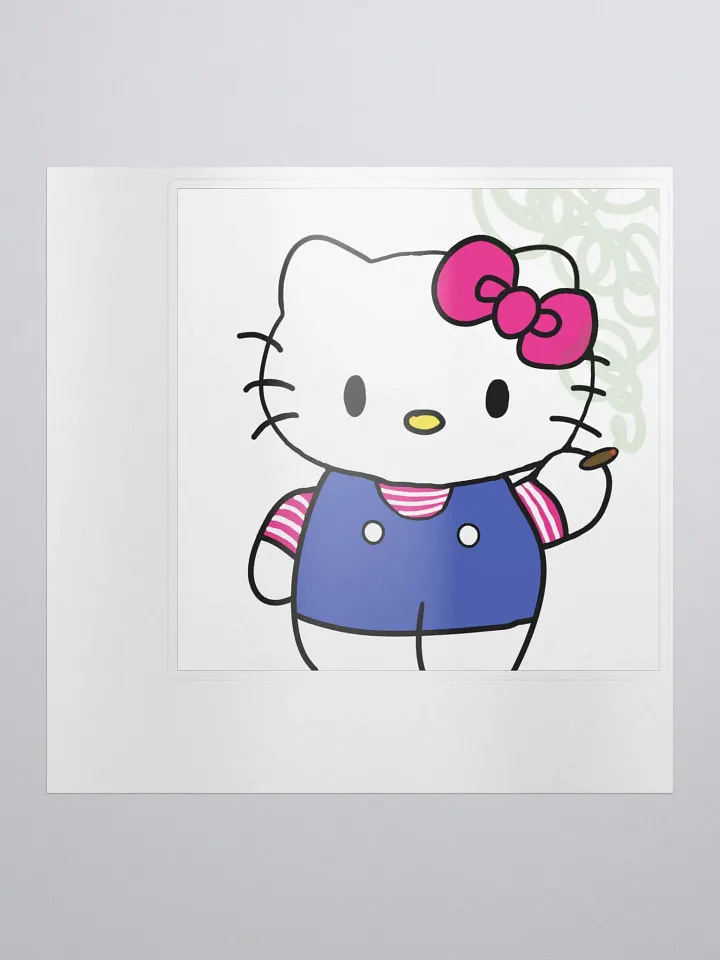 Hello Kitty Sanrio Smoking Sticker product image (1)