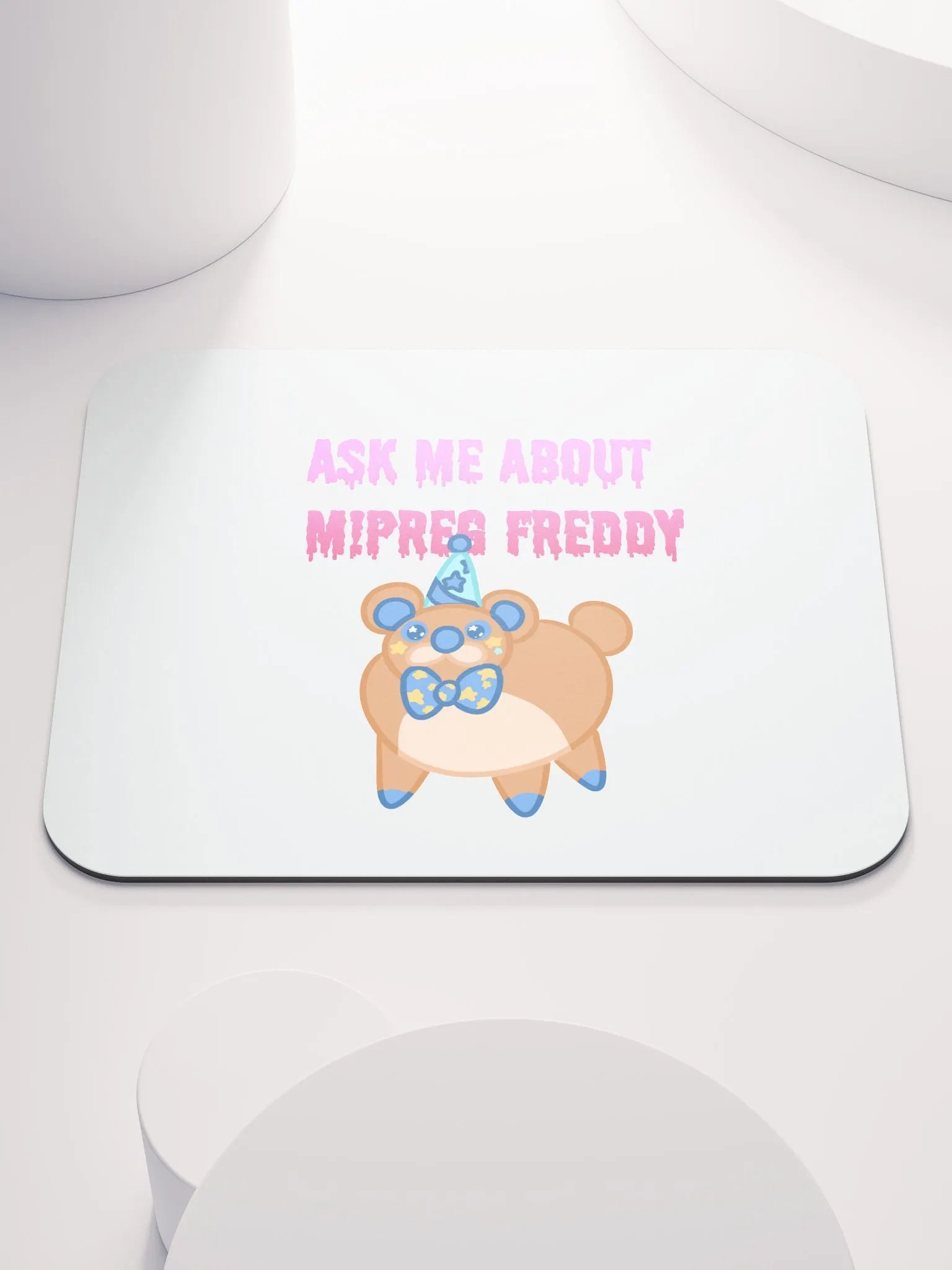 ask me about M!Preg Freddy Mouse Pad product image (1)
