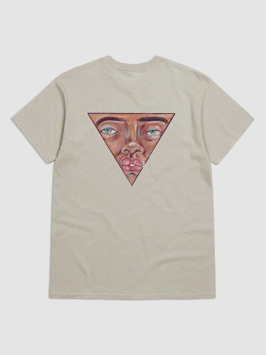 Tessellate Tee Blue Lettering product image (1)