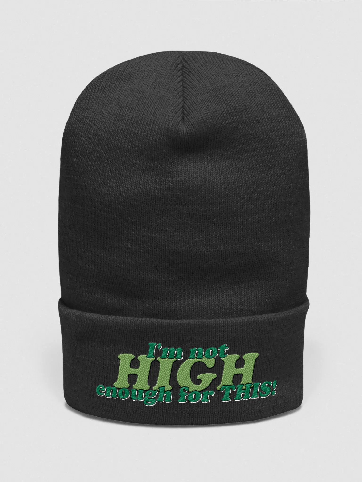 Not HIGH Enough Cuffed Beanie product image (1)