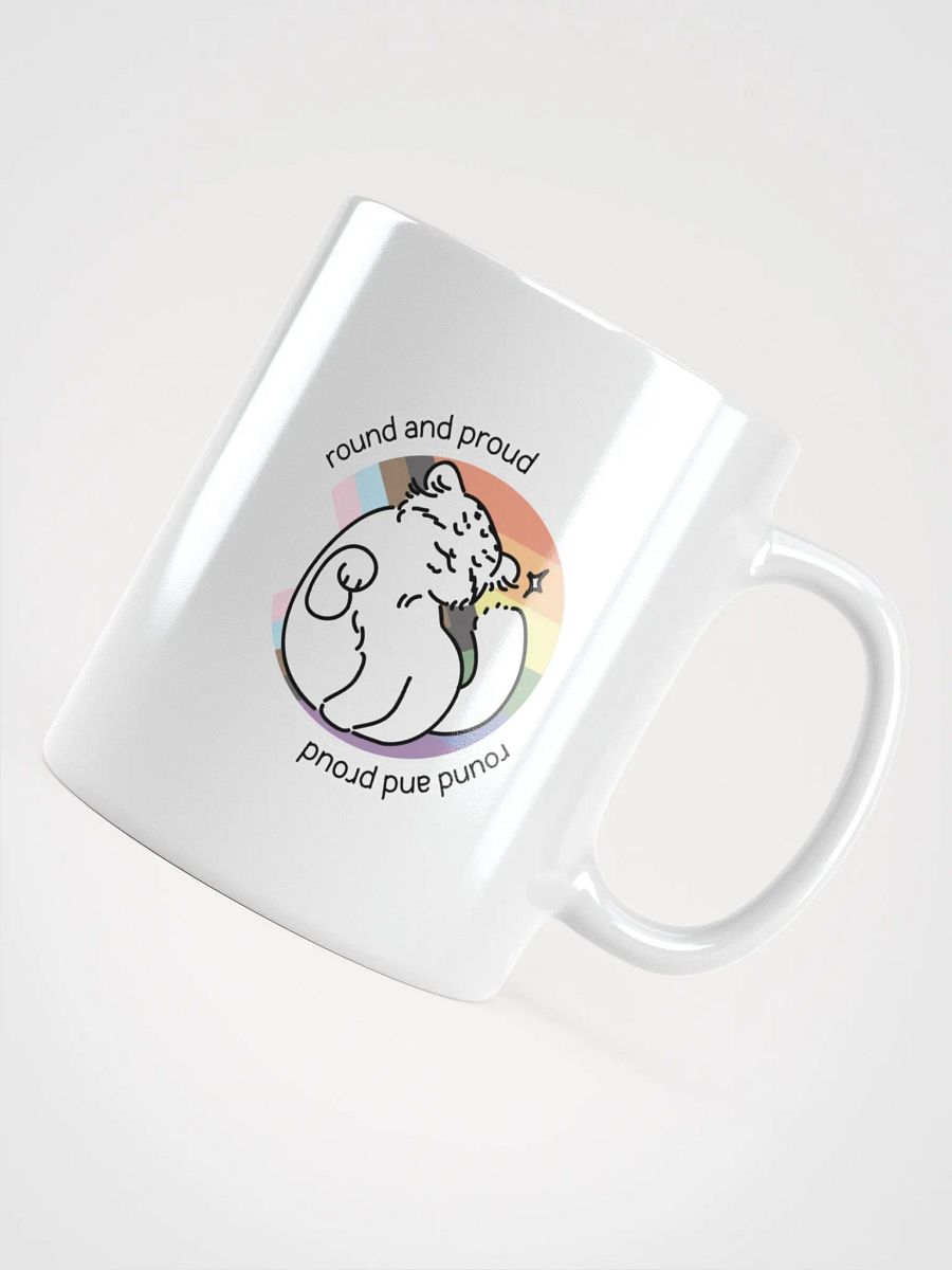 Round and Proud Manul Pride Pastels Version - White Mug product image (11)