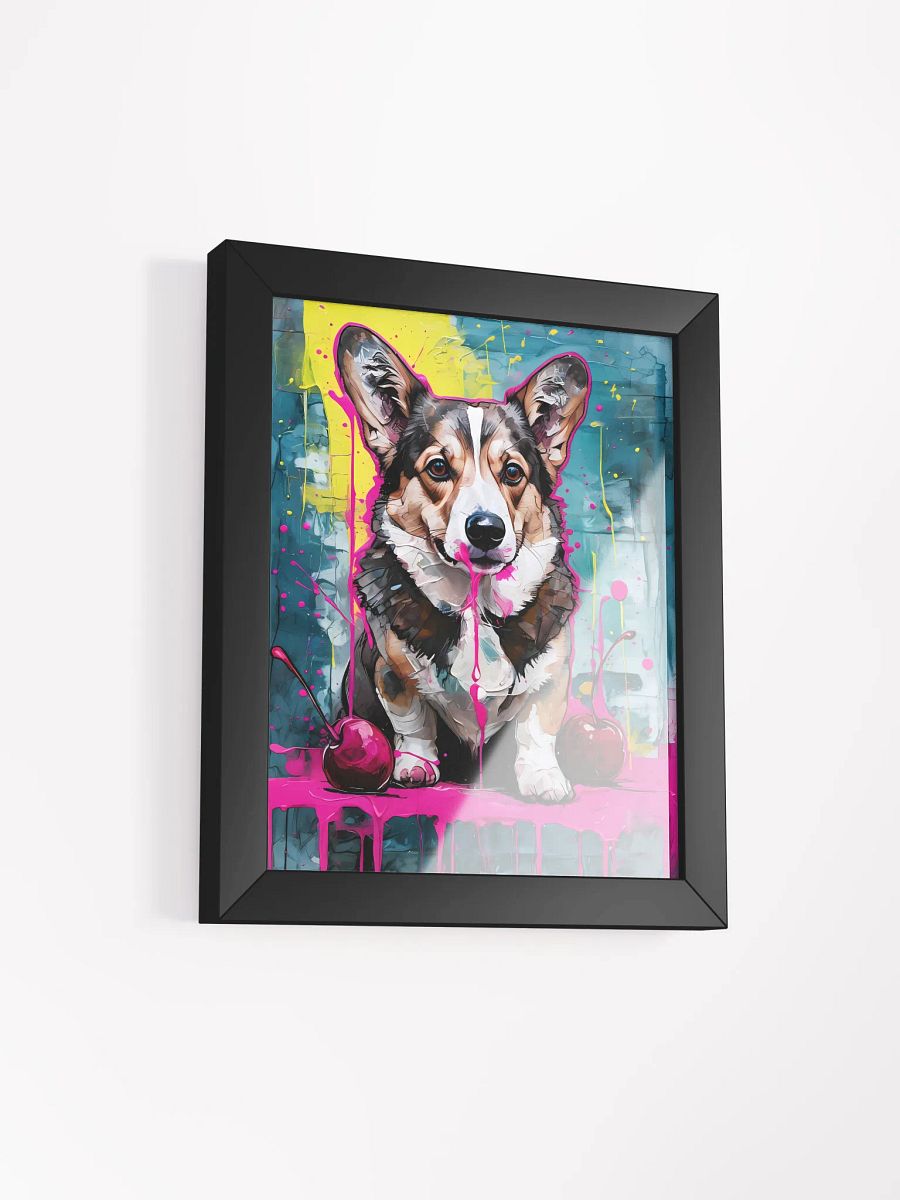 Cherry Corgi Framed Art Poster product image (3)