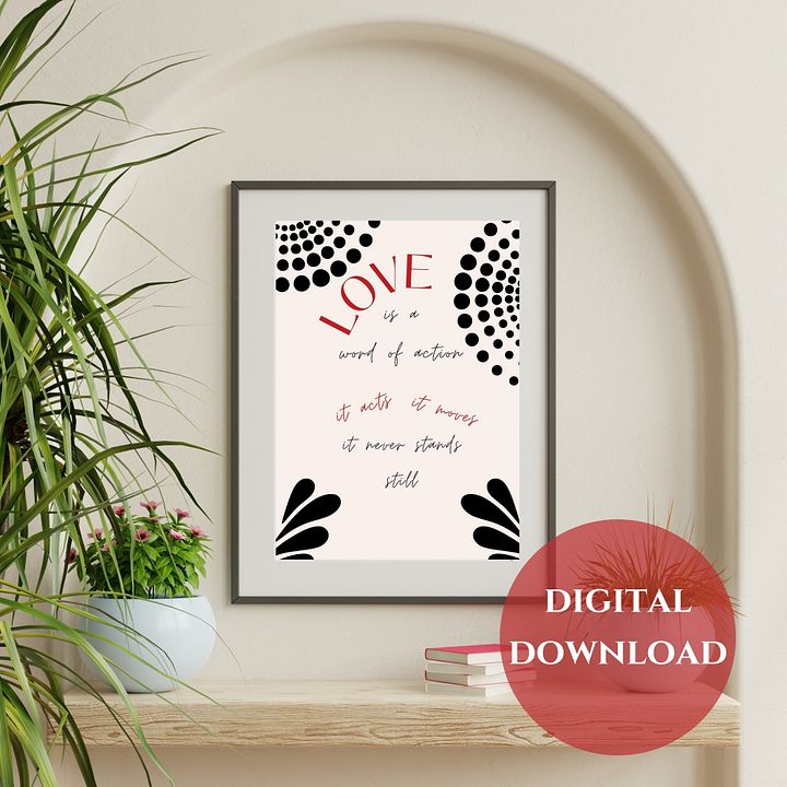 Love in Action Printable Wall Art product image (2)