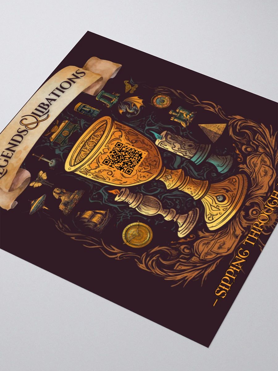 Legends & Libations Sticker product image (3)