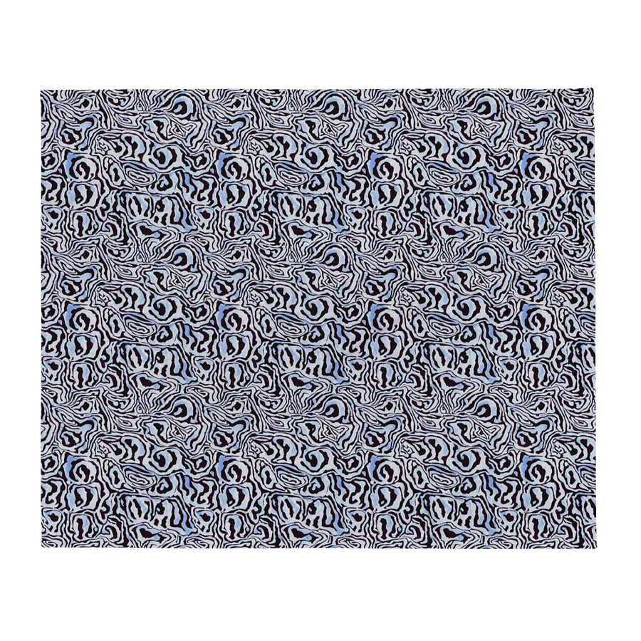 Blue Black Snake Pattern Blanket product image (2)