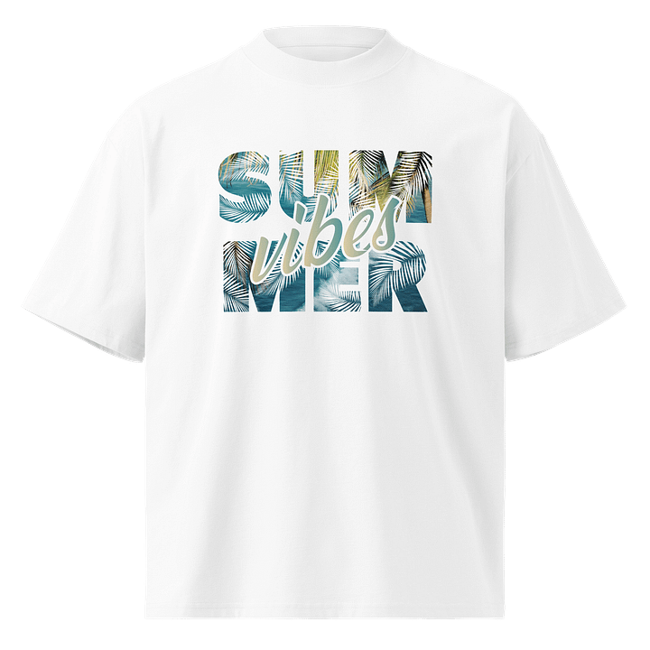 Oversized Premium Tee – Summer Vibes Edition product image (1)