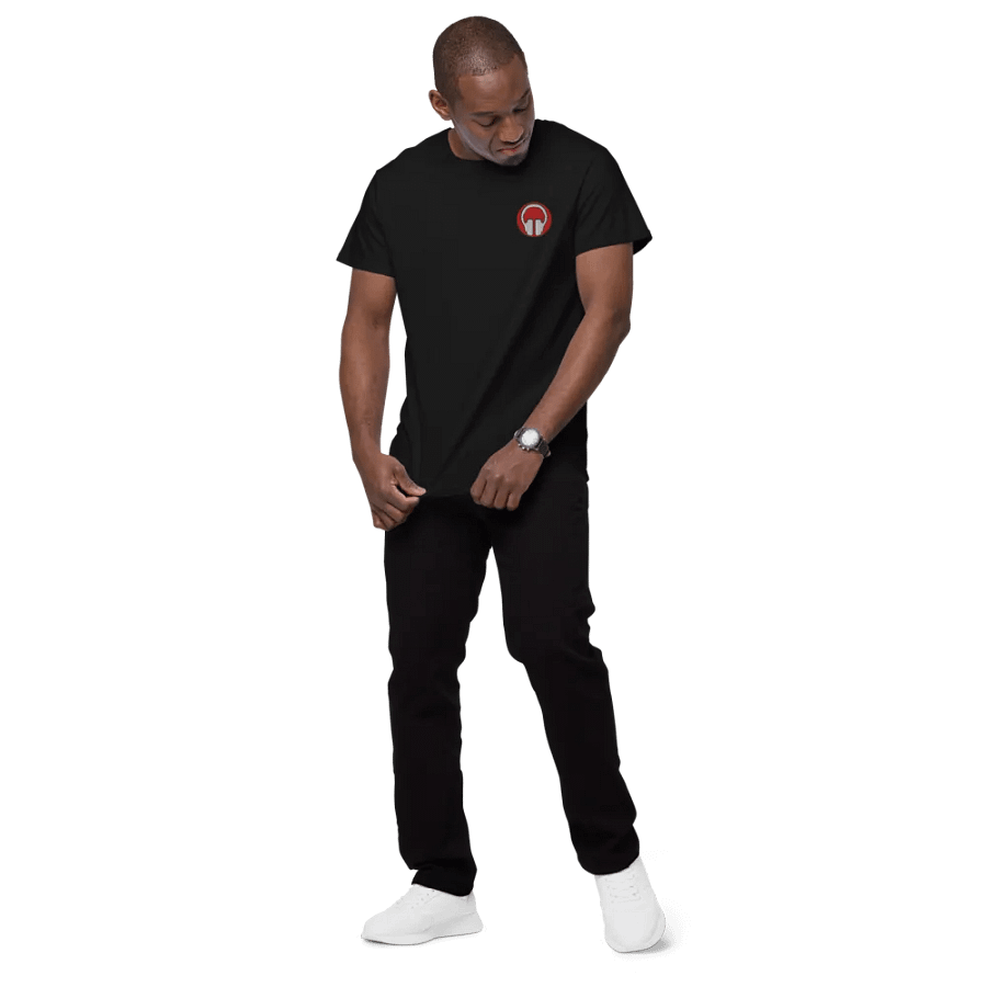 Printful Premium Iconic Headphones Heavyweight Cotton T-Shirt product image (7)