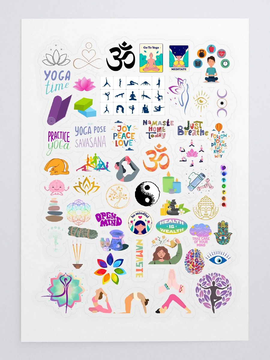 Namaste Sticker Sheet product image (3)