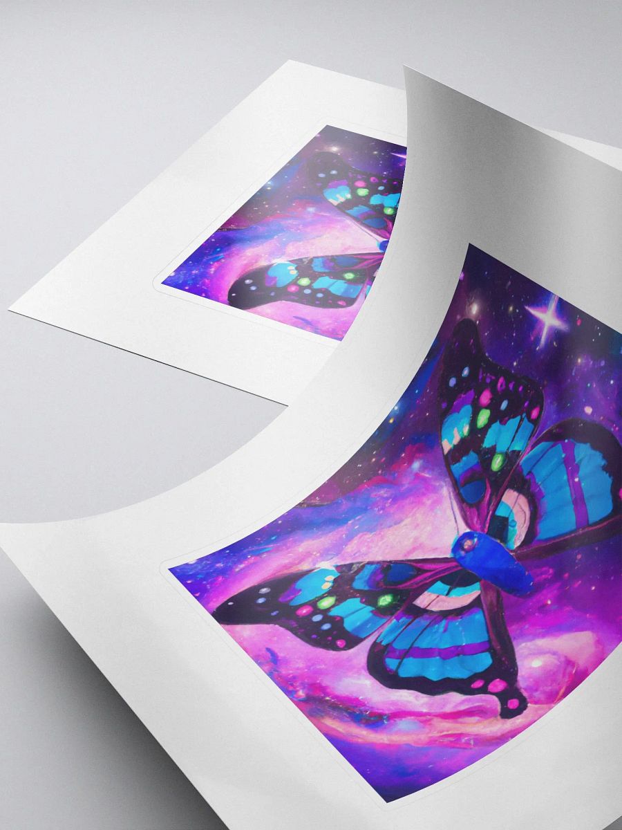 Cute Galactic Butterfly Sigma Sticker product image (4)