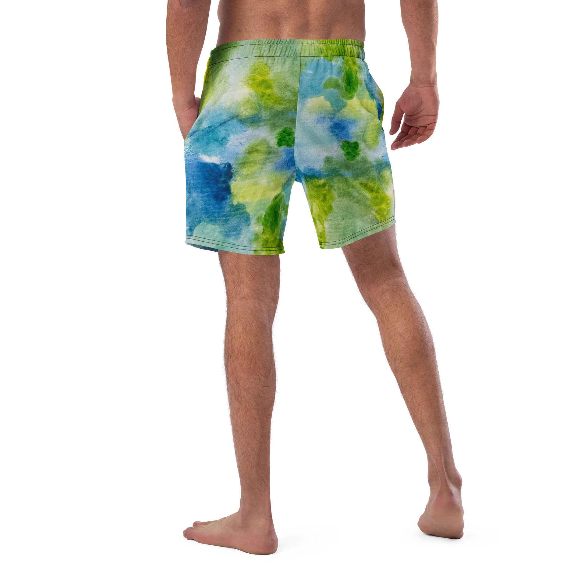 Green Watercolor Men Trunks product image (5)