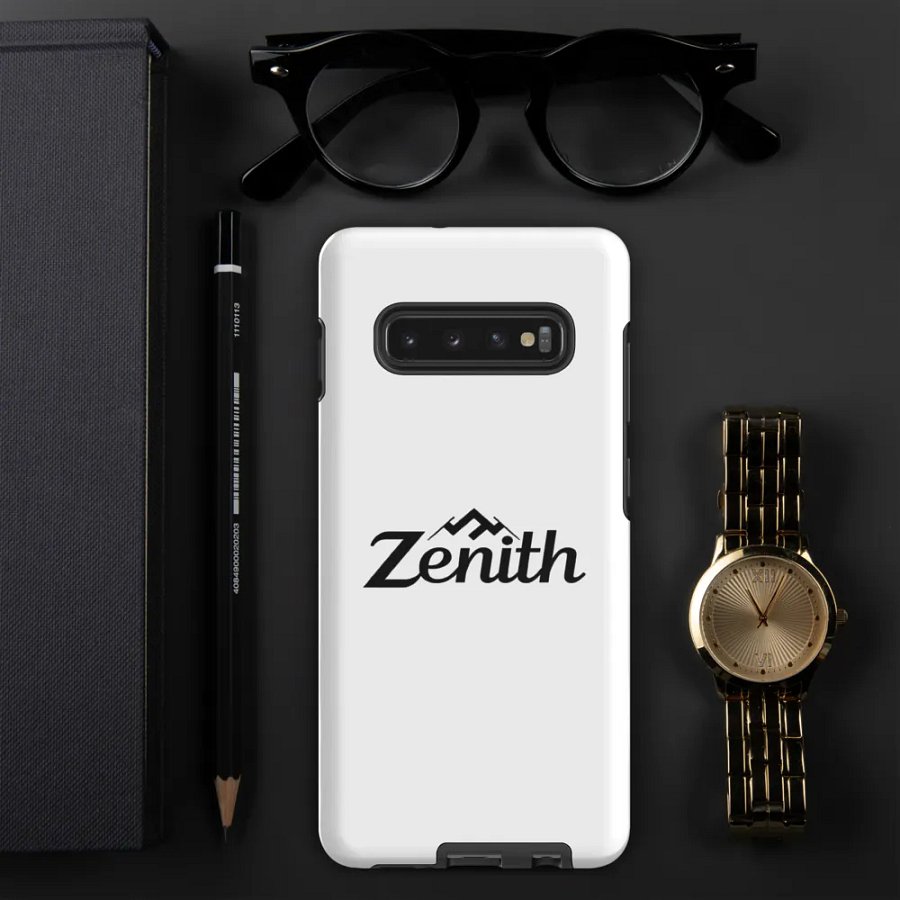 White Zenith Design Tough Case for Samsung Galaxy S10-S25 - Wireless Charging Compatible product image (7)