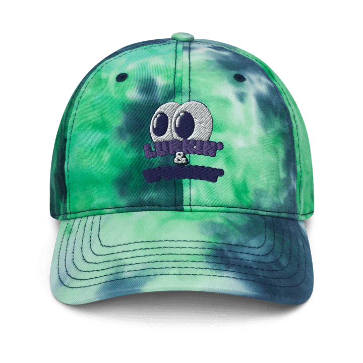 Lurkin' & Workin' Eyes Tie-Dye Hat product image (1)