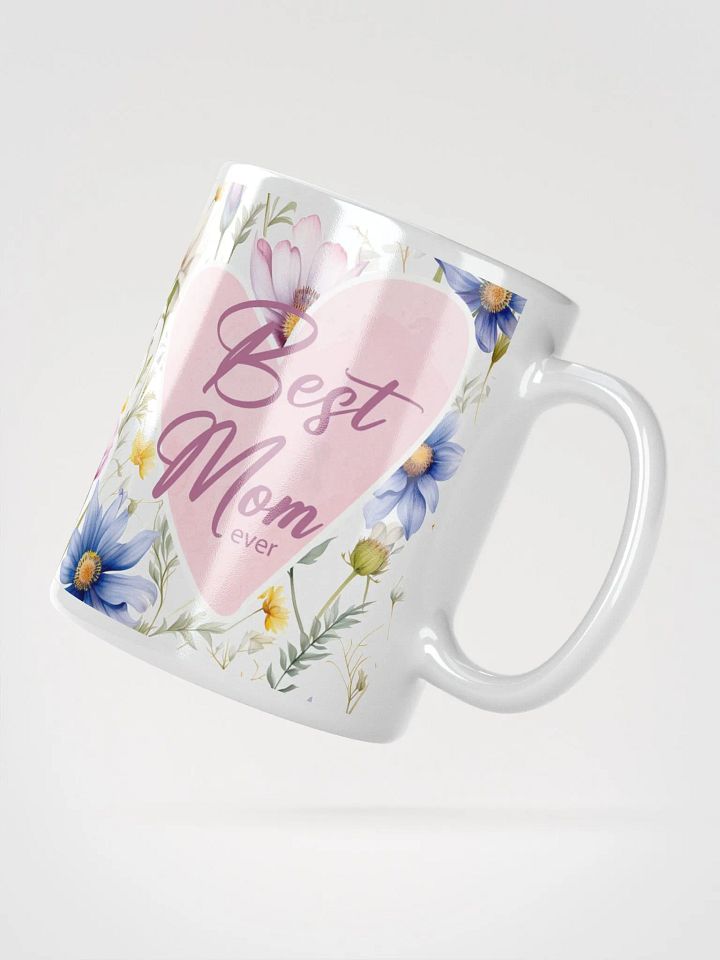 Floral Heart Best Mom Ever Mug product image (4)