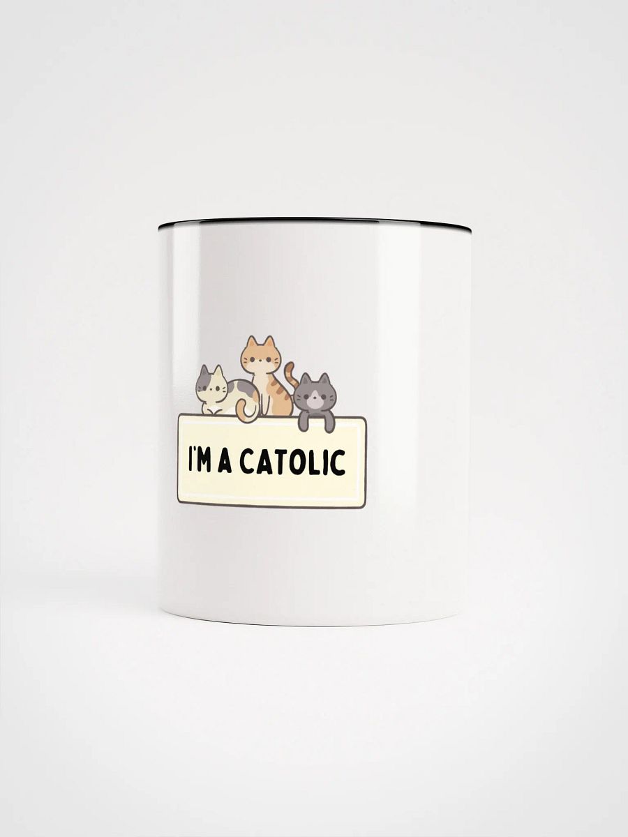 Whimsical CATolic Ceramic Mug product image (63)