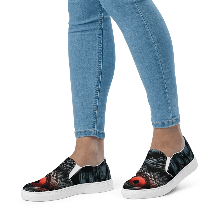 Glowing Owl Women's Slip-On Shoes product image (6)
