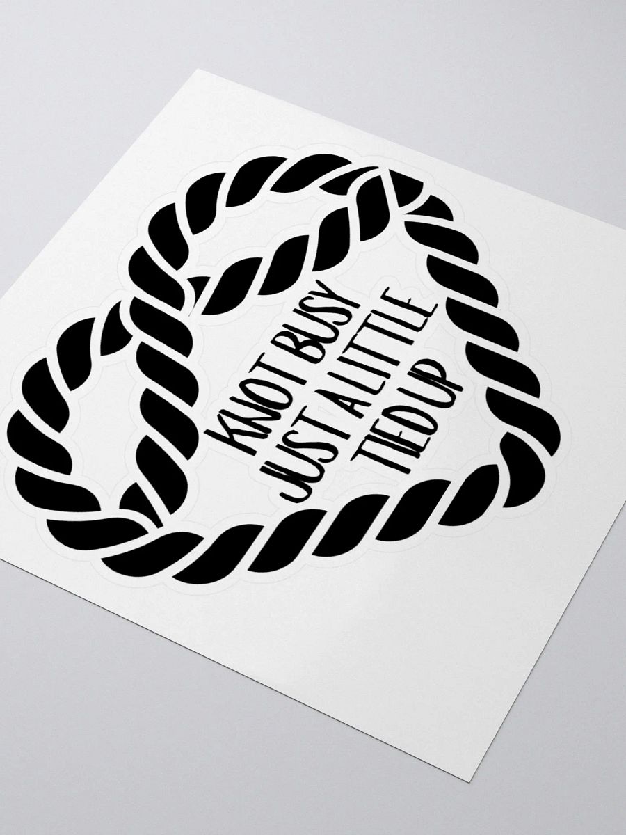 Knot Busy Vinyl Sticker product image (3)