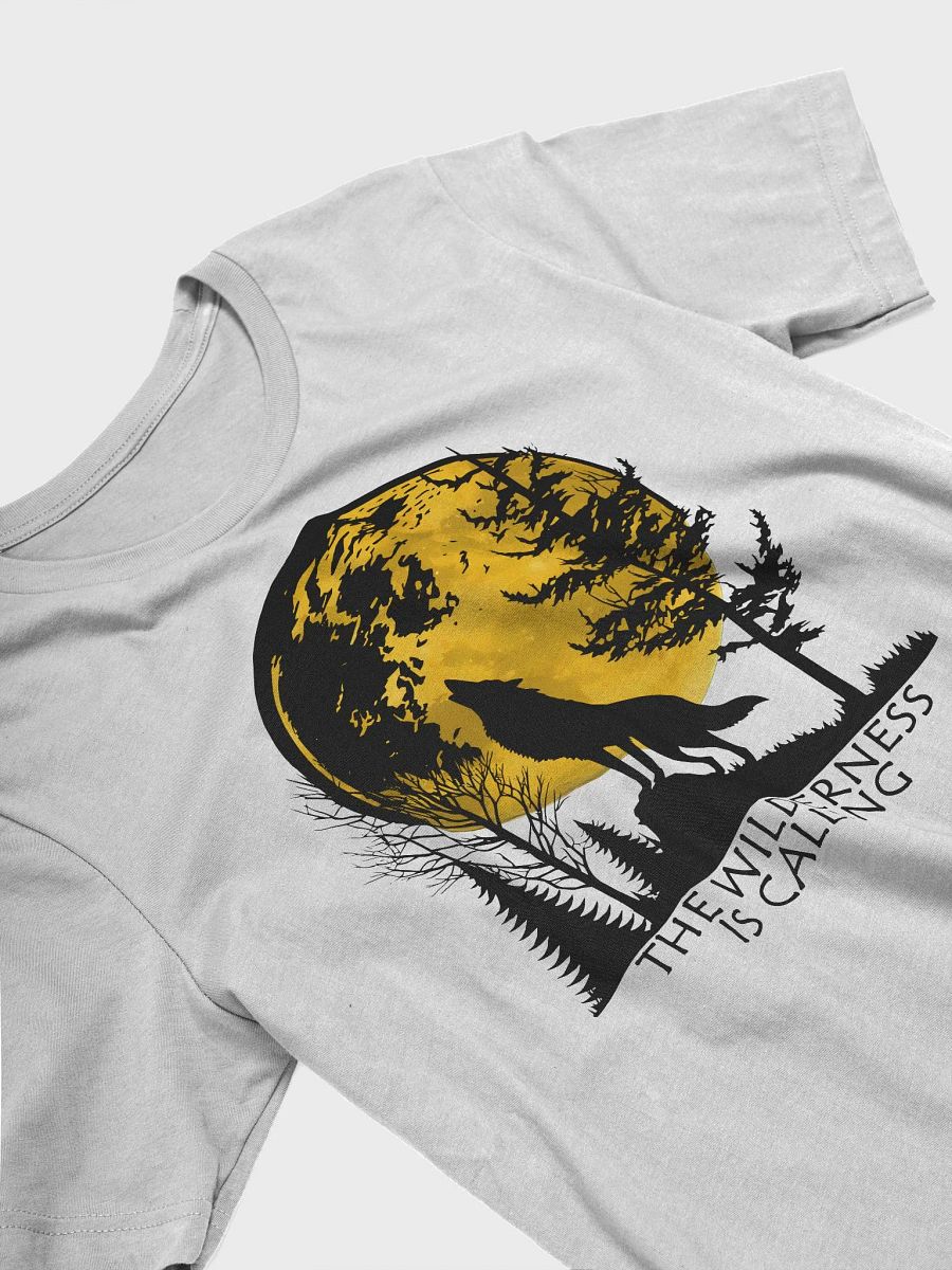 Moonlit Howling Wolf Unisex T-Shirt product image (26)
