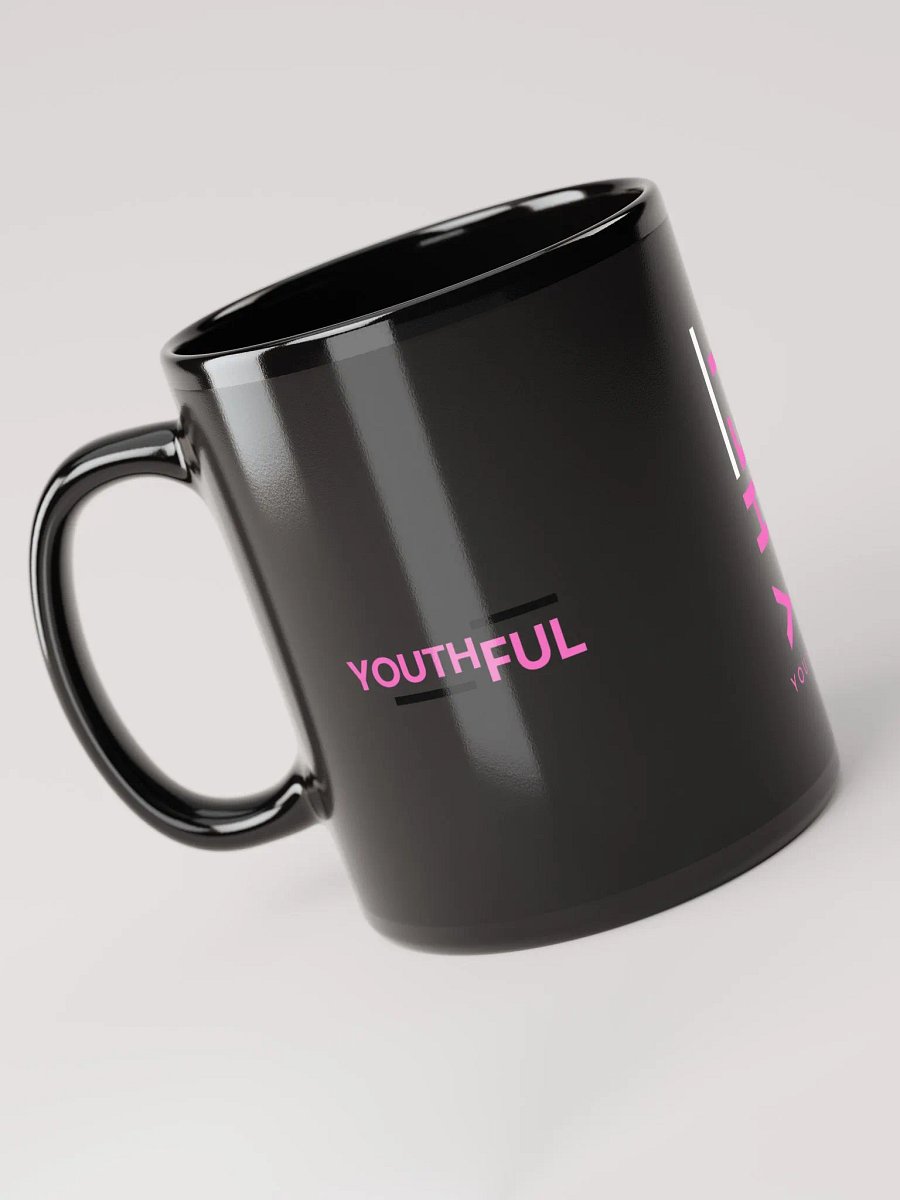 YHFL Black Glossy Mug product image (4)