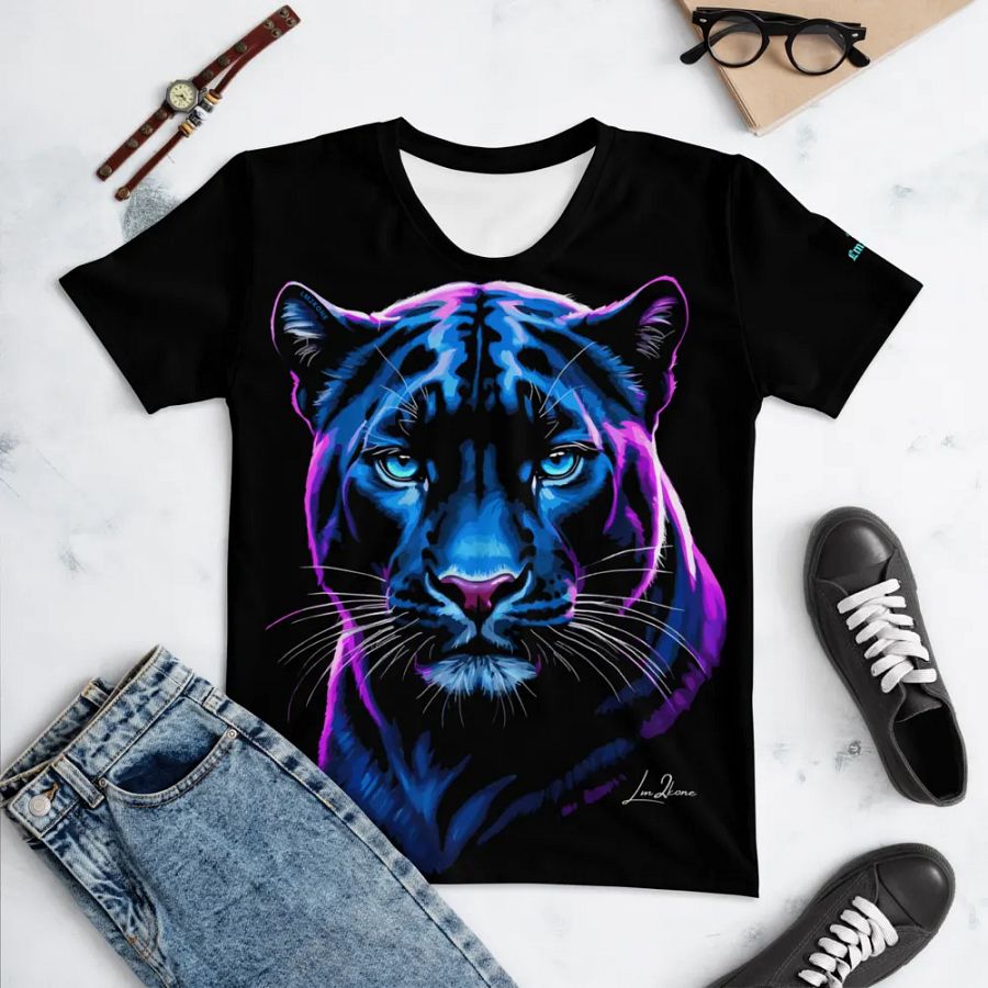 Neon Panther - Print Women's Tee product image (3)