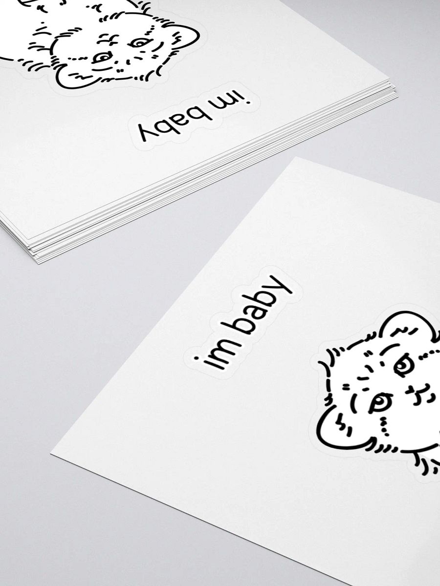 I'm Baby Manul - Sticker product image (11)