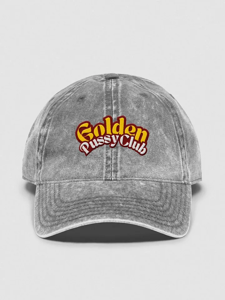 GOLDEN PUSSY CLUB vintage wash dad hat product image (2)