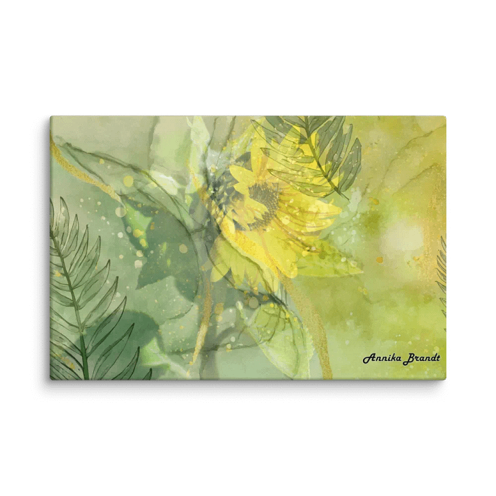 Canvas: Sunflower in early golden autumn (DA) product image (1)