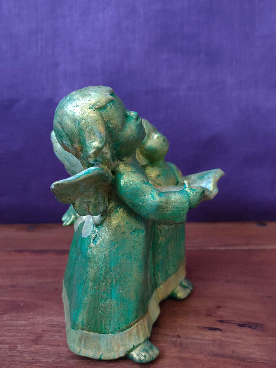 Anjo Cantor Verde Exclusivo - Presente Perfeito para Todas as Ocasiões product image (5)