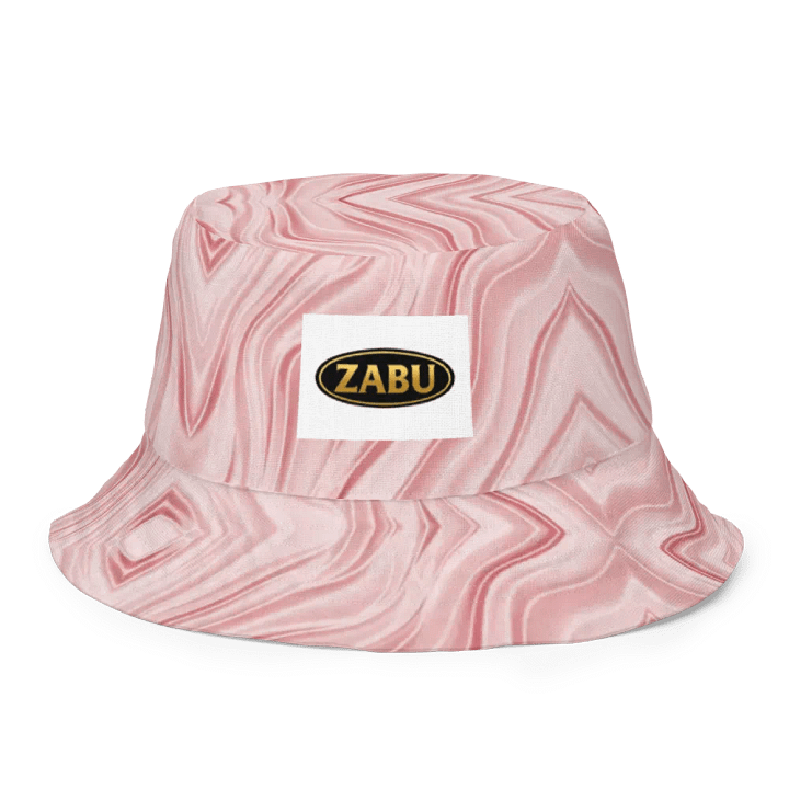 Flowing Peach Waves Reversible Bucket Hat product image (1)