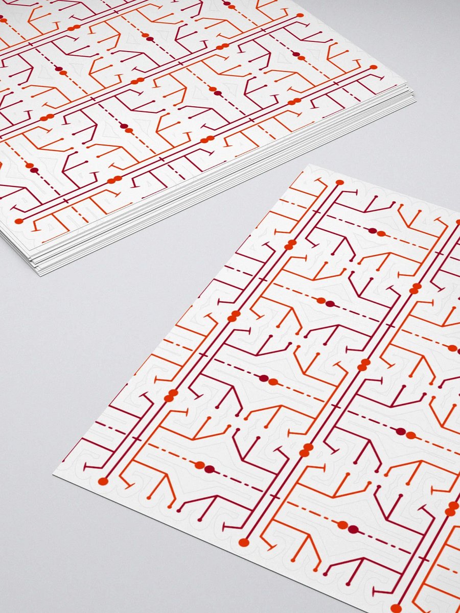 Hieroglyph Abstract Pattern Sticker product image (10)