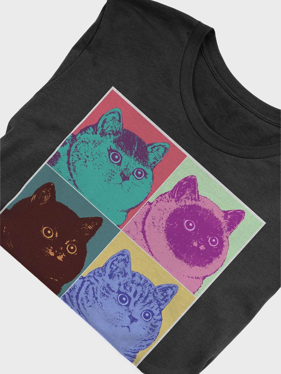 Cat x4 (supersoft T's, unisex) product image (5)