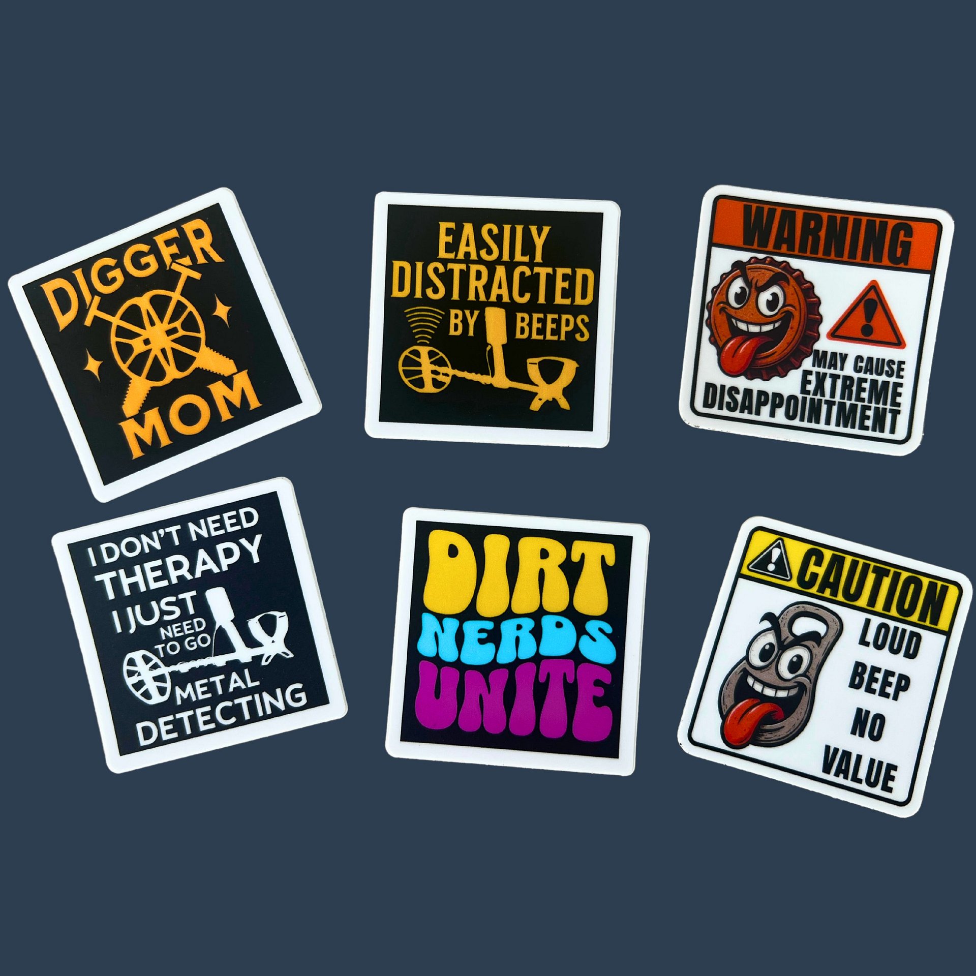Straight From The Coil – 6-Pack of Stickers product image (1)