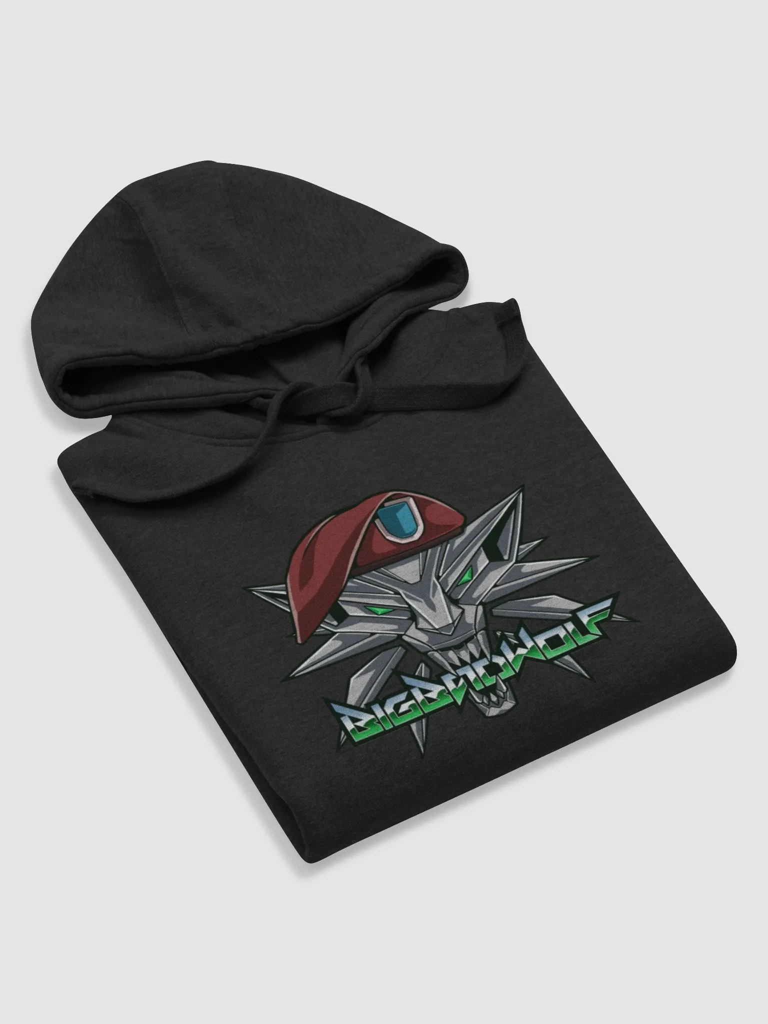 Metallic Wolf Graphic Premium Hoodie product image (5)