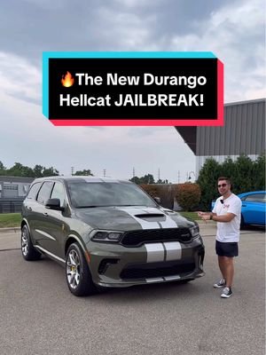 Looking for a head turner but also a family hauler?? This 2026 Dodge Durango Hellcat Jailbreak will certainly do that! Continuing on with the legendary 710 hp HEMI V8 for this year, this 3-row knows how to scoot, and sounds good while doing it! And, if there happens to be another Durango Hellcat nearby, you can stand out with this Jailbreak, which allows for more customization to make your own unique build! So, would you pay Six-Figures for this Durango?? #carreview #carsofinstagram #cars #automotive #carconfections    