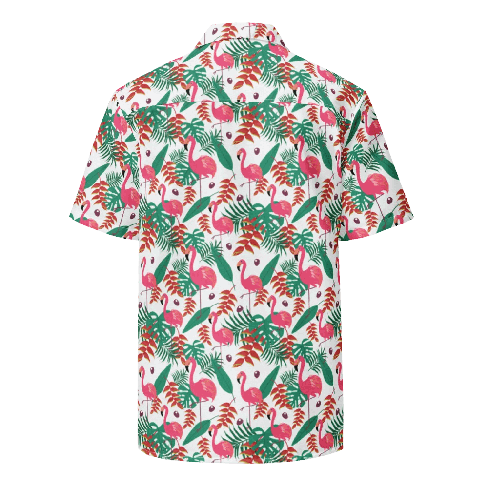 Flamingo Tropical Vibes Hawaiian Shirt product image (7)