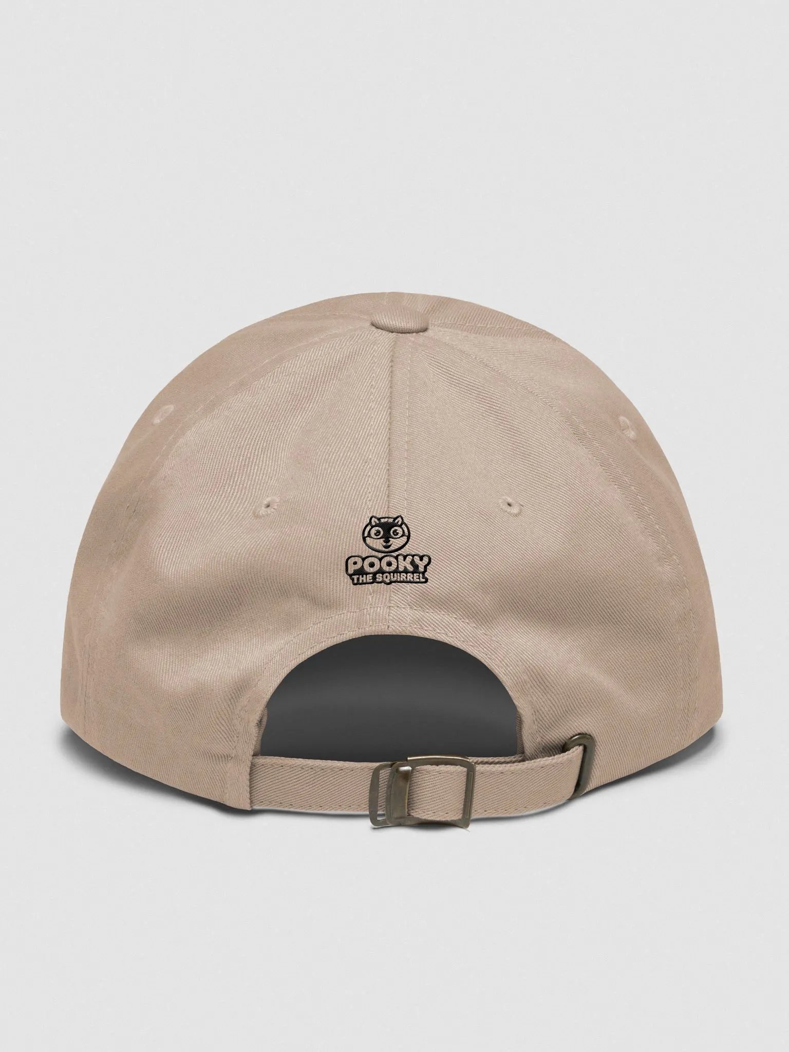 Embroidered Baseball Hat: Pooky The squirelle, official logo product image (2)
