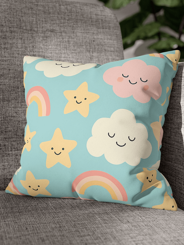 Clouds Star Children Soft Theme Modern All-Over Pillow product image (1)