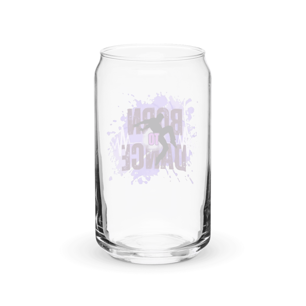 Born to Dance His Silhouette Energetic Beats Glass product image (38)
