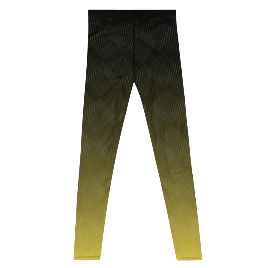 yellow wave male leggings product image (11)