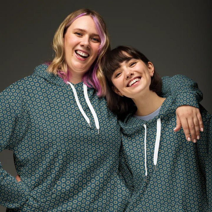 Seashell and Starfish Recycled Unisex Hoodie product image (2)