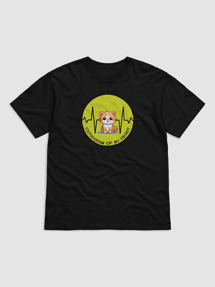 Catiogram Of My Heart Cartoon T-Shirt product image (1)