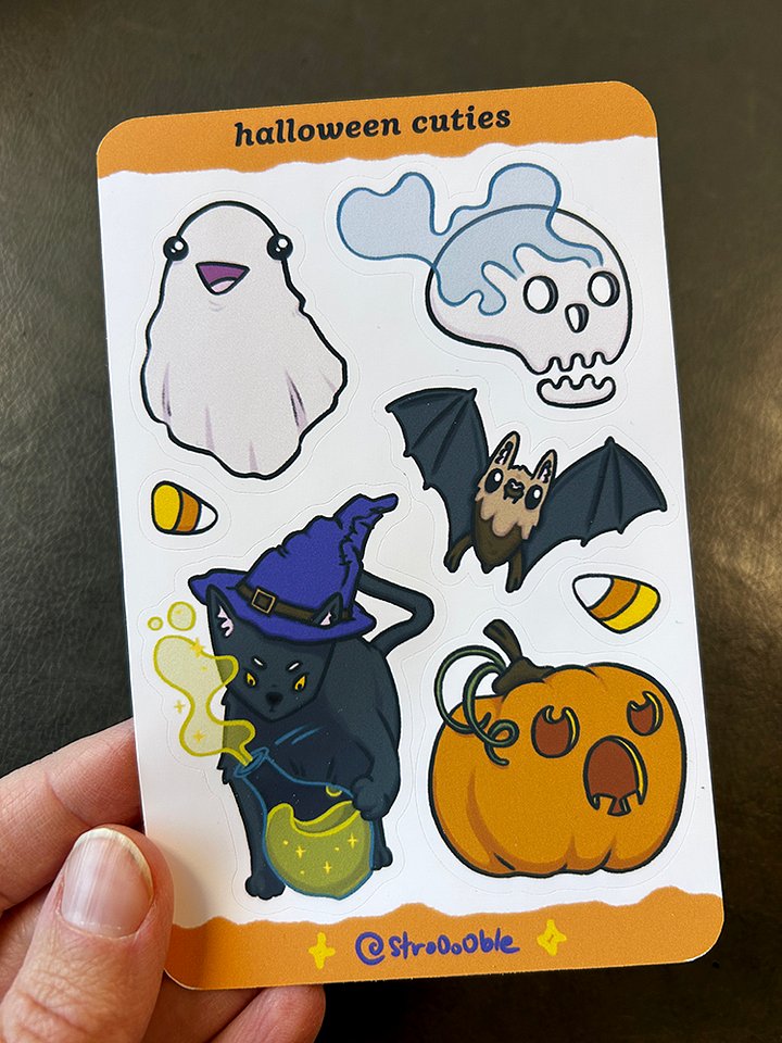 sticker sheet : halloween cuties product image (2)