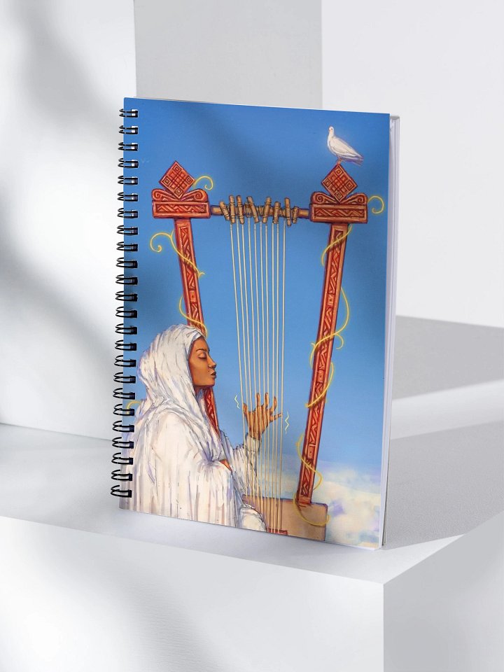 Ethiopian Orthodox Mezmur Debter Spiral Notebook – Ge’ez Amharic Hymn Journal for Church & Prayer Use-Spiral Notebook product image (1)