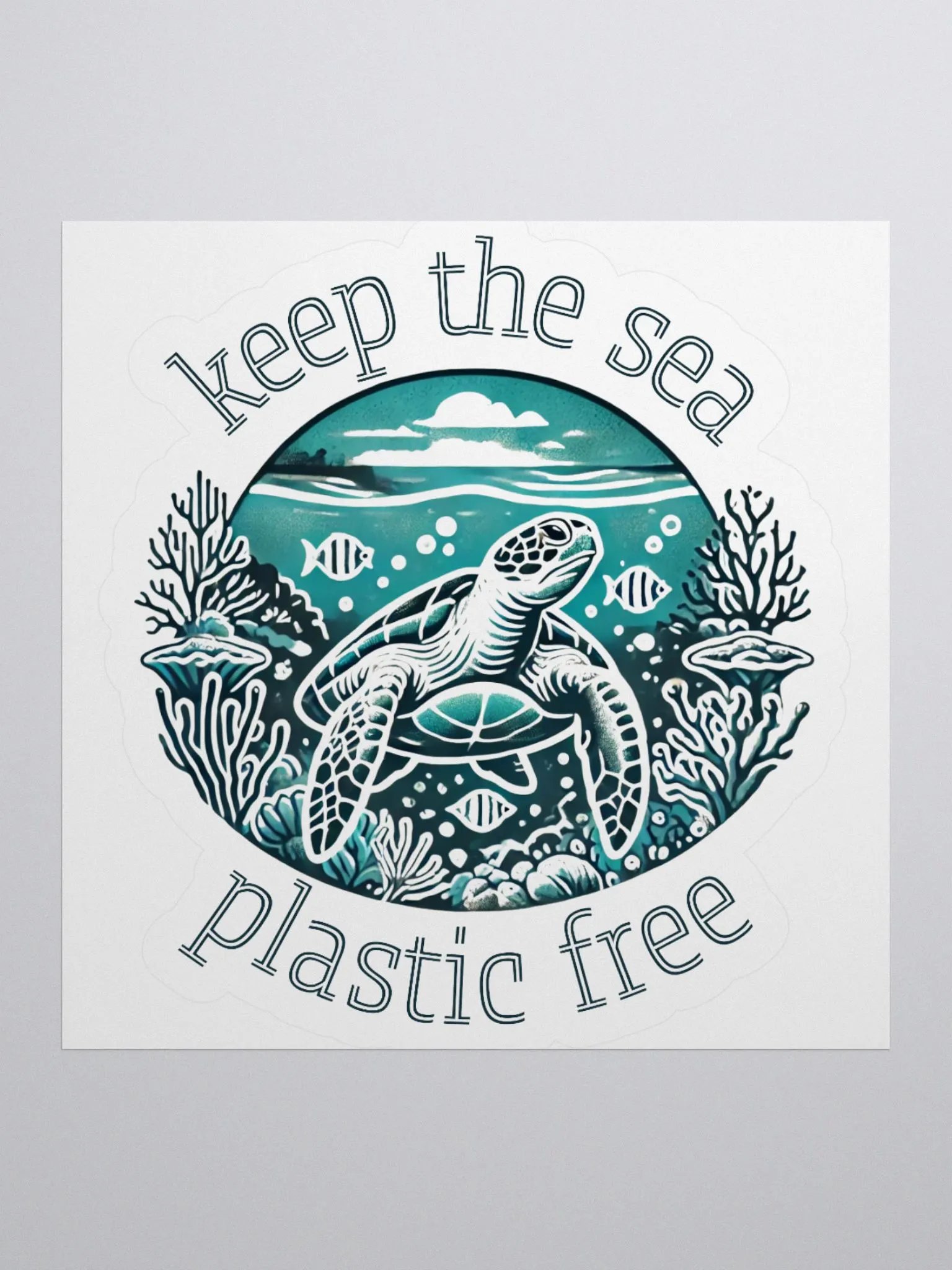 Ocean Conservation Kiss Cut Stickers product image (2)