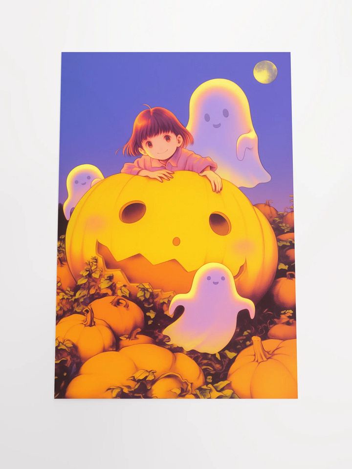 Whimsical Pumpkin Patch Poster product image (1)