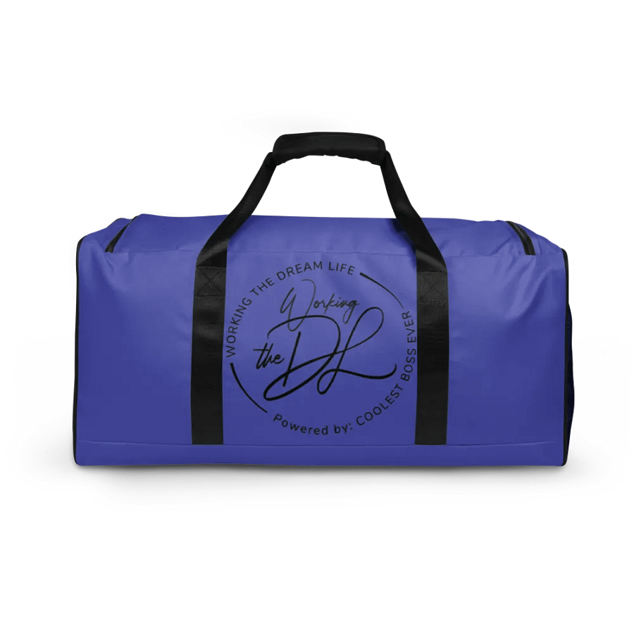 Purple All-Over Print Duffle Bag – Working The Dream Life | Premium Travel & Work Lifestyle Statement product image (9)