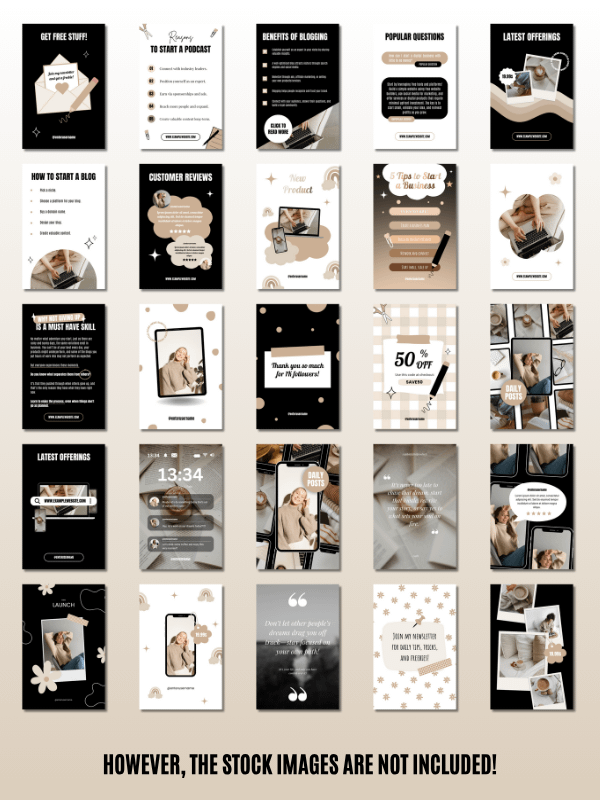 MRR/PLR Pinterest Templates for Bloggers product image (4)